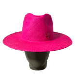 Sombrero Fedora con Adornos de Monograma