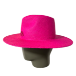 Sombrero Fedora con Adornos de Monograma