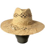 Sombrero Fedora con Adornos de Monograma