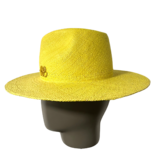 Sombrero Fedora con Adornos de Monograma