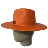 Sombrero Fedora con Adornos de Monograma