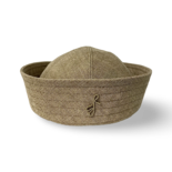 Monogram-embellished Linen Sailor Hat