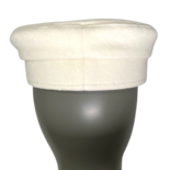 Casquette Baker Boy en laine brodée au monogramme