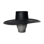 Naiara Fine Raffia Braid Canotier Hat