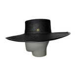 Naiara Fine Raffia Braid Canotier Hat