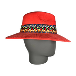 Fedora de Ante Rojo