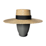 Saint Tropez Wheat Straw Canotier Hat