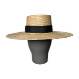 Saint Tropez Wheat Straw Canotier Hat