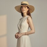 Saint Tropez Wheat Straw Canotier Hat