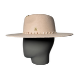 Sally Beige Fedora Felt Hat