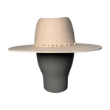 Sally Beige Fedora Felt Hat