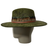 Fedora-Hut aus Wildleder