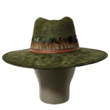 Fedora-Hut aus Wildleder