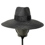 Wide-Brimmed Straw Fedora Hat