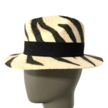 Zebra Fedora Hat