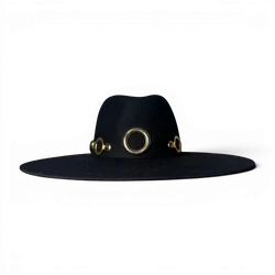 Chaser Black Fedora Felt Hat