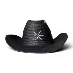 Daisy Black Crushable Cowboy Hat