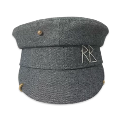 Кепка-бейкербой з джинсу