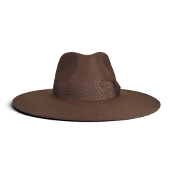 Felt Worden Dark Brown Fedora Hat