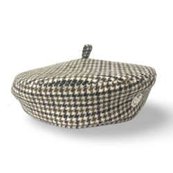 Houndstooth Beret