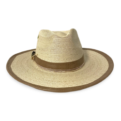 Sombrero de palma de jaspe