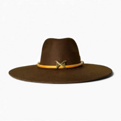 Chapeau en feutre Fwdora marron Kentucky