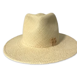 Sombrero Fedora con Adornos de Monograma