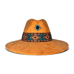 Ochre Suede Fedora