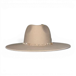 Sally Beige Fedora Felt Hat