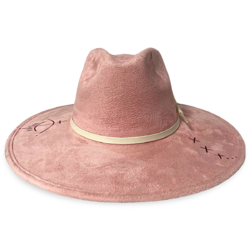 Sombrero Fedora de ante