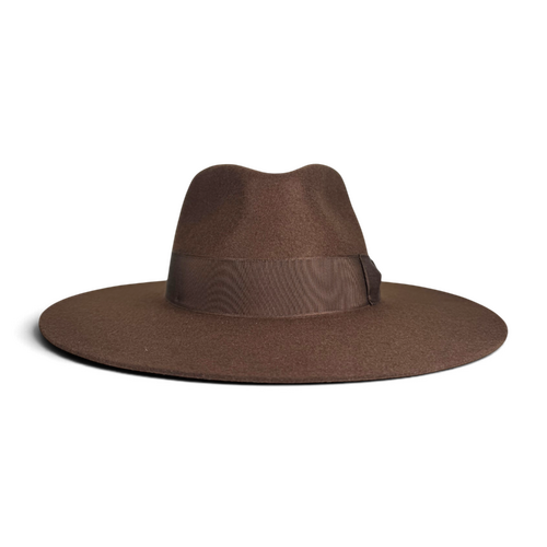 Felt Worden Dark Brown Fedora Hat