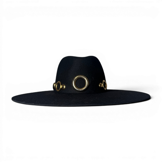 Chaser Black Fedora Felt Hat