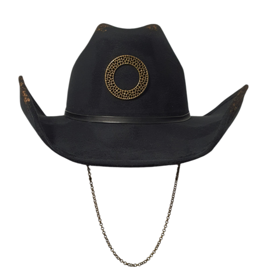Cowboyhut mit Kette