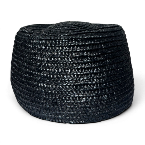 Sombrero tipo pillbox de carbón Jackie Palm