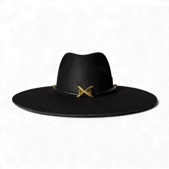 Kentucky Black Fedora Felt Hat