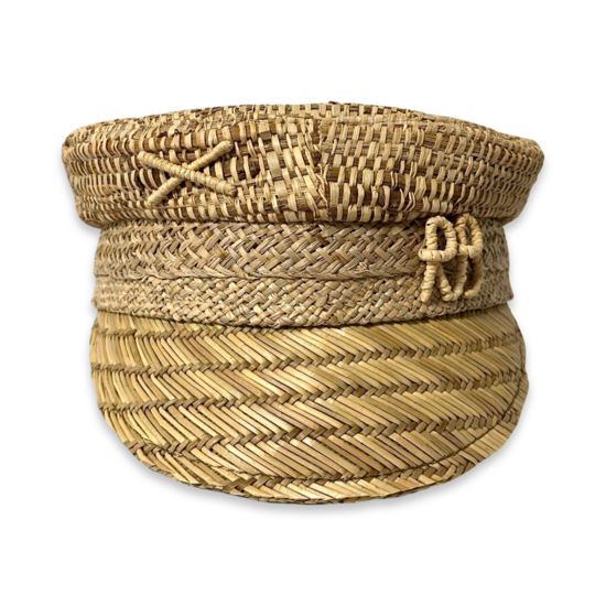 带单字母装饰的贝克男孩帽