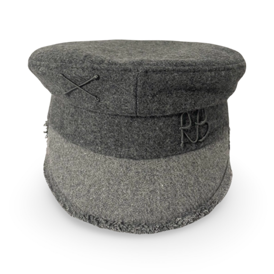 Casquette Baker Boy ornée d'un monogramme
