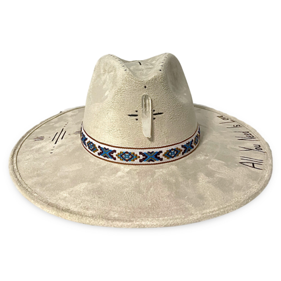 Fedora-Hut aus Wildleder