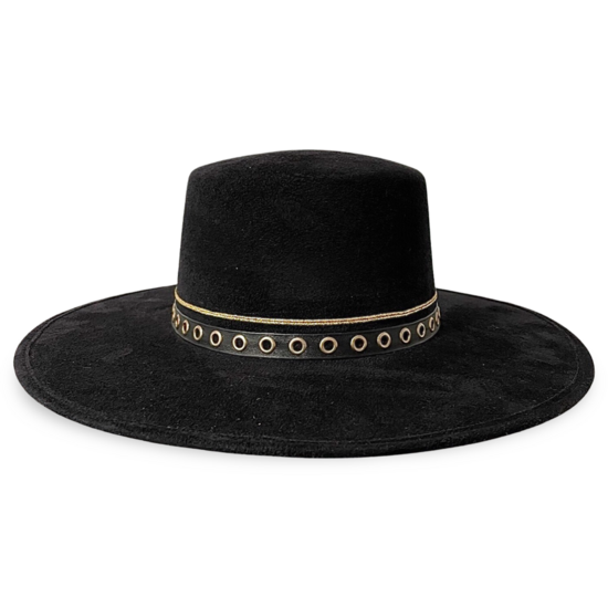 Замшевий капелюх федора