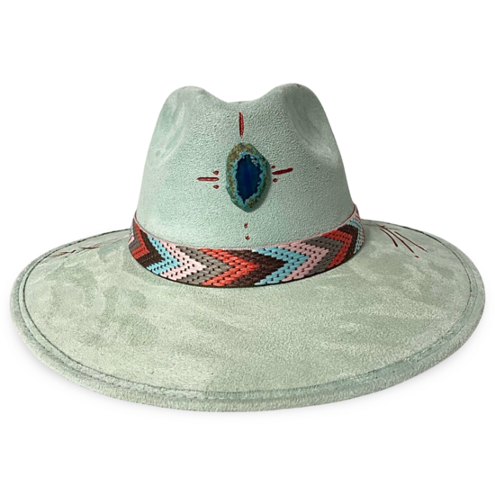 Fedora-Hut aus Wildleder