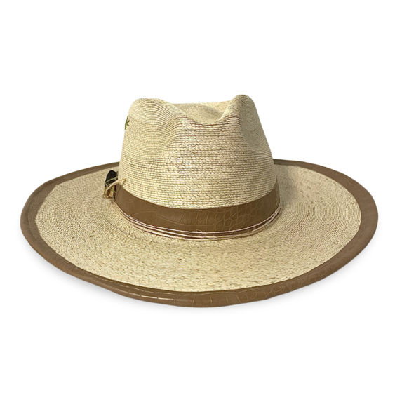 Sombrero de palma de jaspe