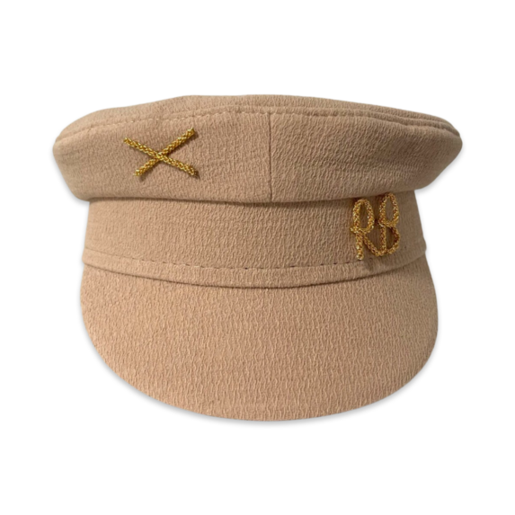 Monogram-embellished Baker Boy Cap