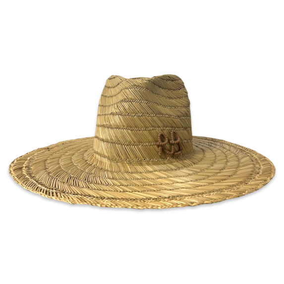 Sombrero Fedora con Adornos de Monograma