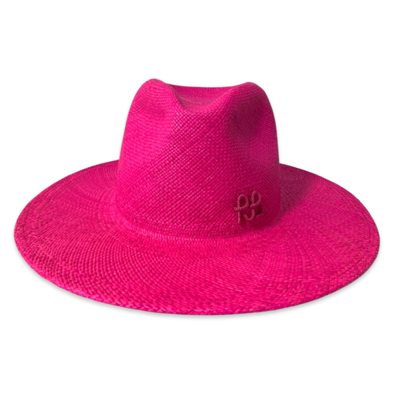 Sombrero Fedora con Adornos de Monograma