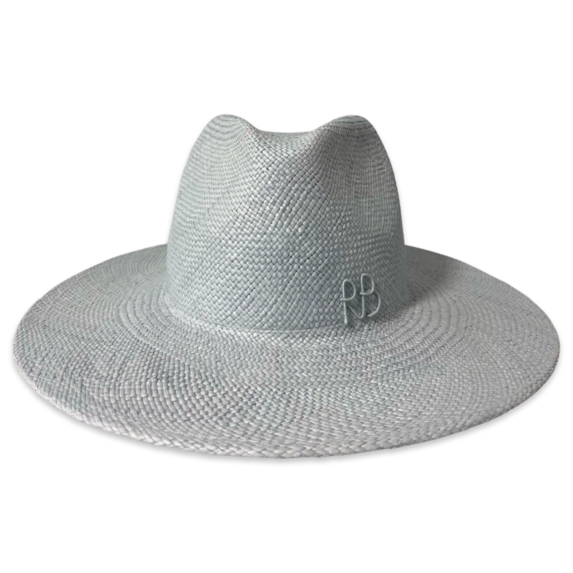 Sombrero Fedora con Adornos de Monograma