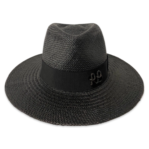 Monogram-embellished Fedora Hat