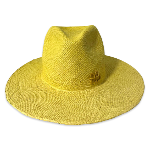 Sombrero Fedora con Adornos de Monograma