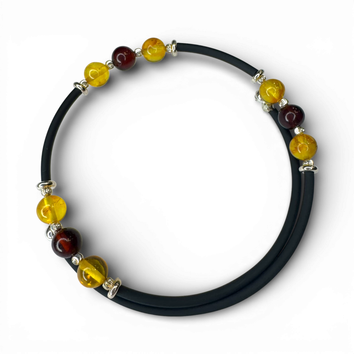 Браслет з бурштину
