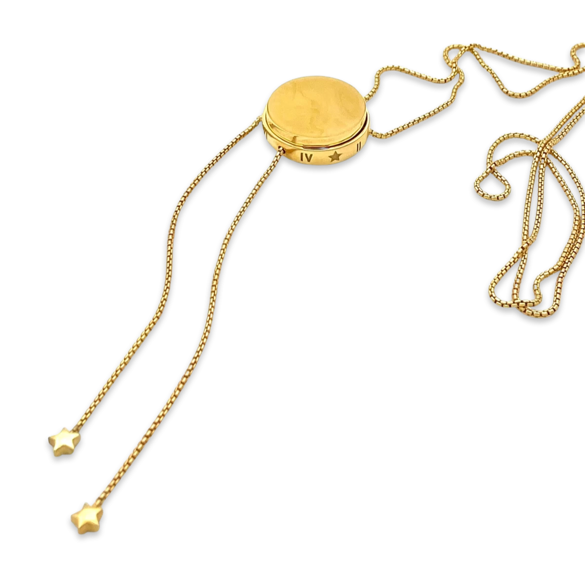 Amber vergoldete Halskette