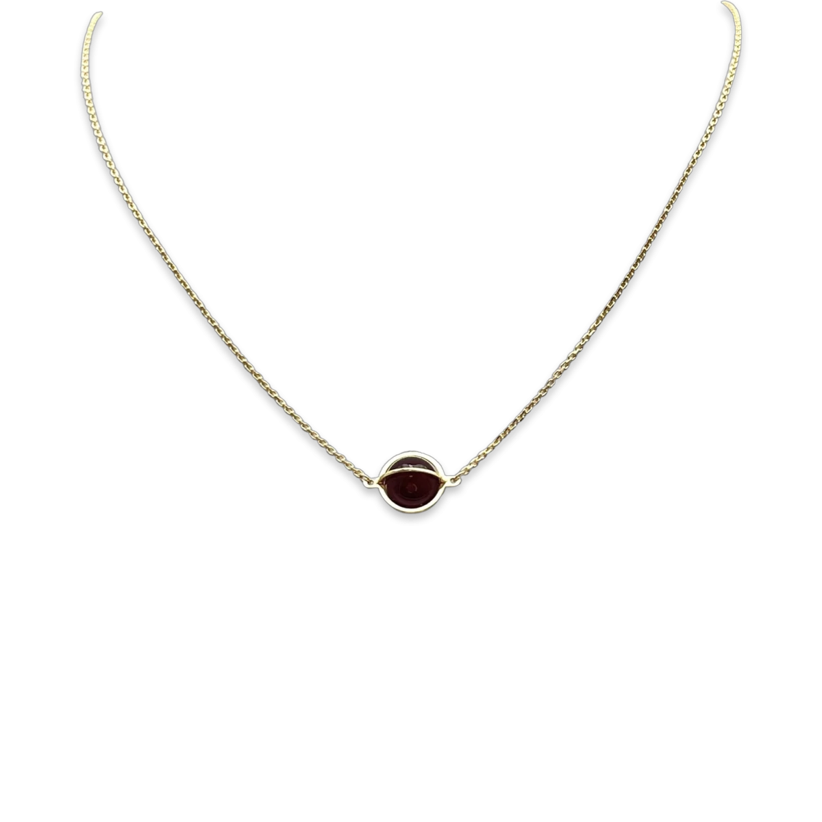 Collar Ámbar Bañado en Oro